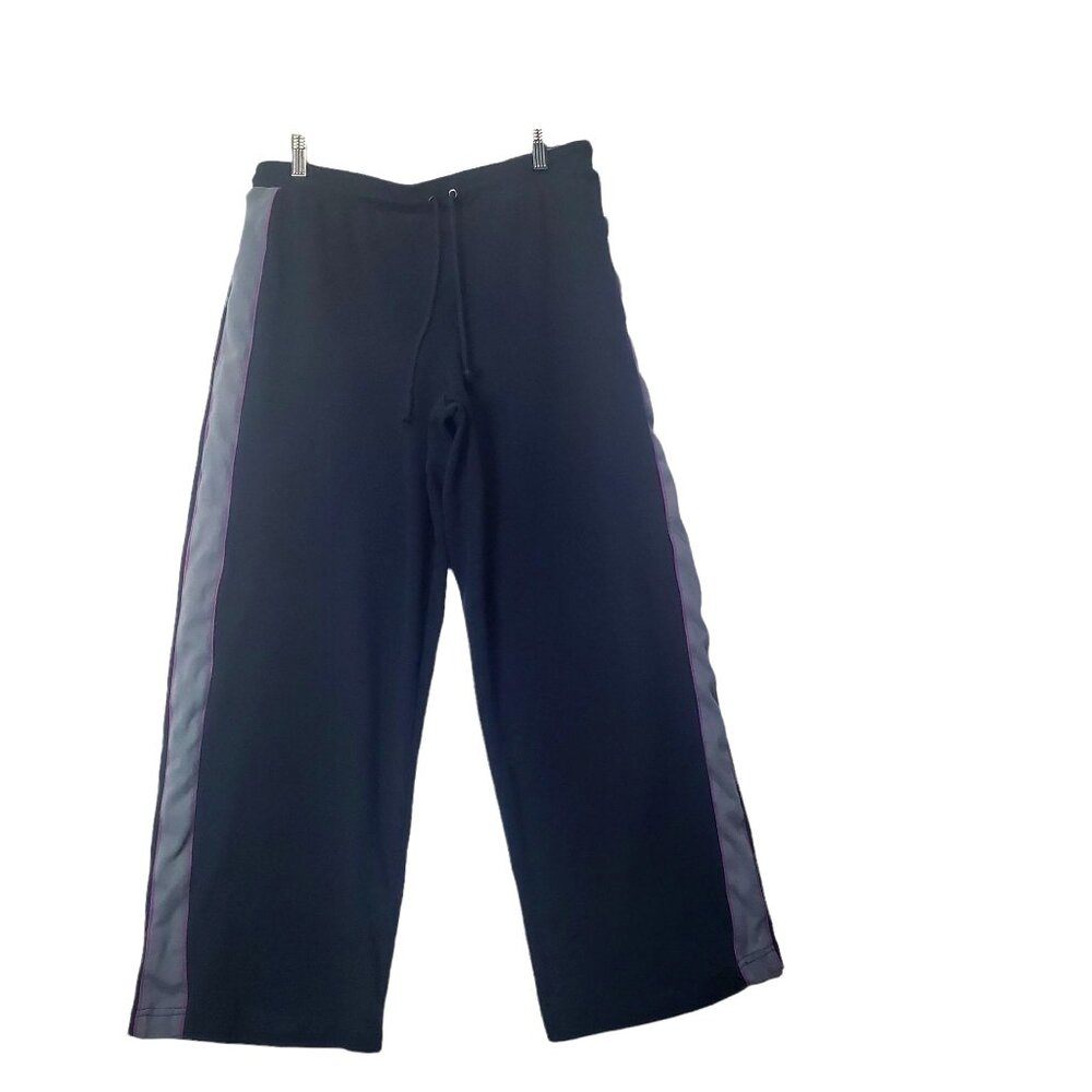 TED BAKER Women Pants 4 10 Jogger‎ Striped Drawstring High Rise Cotton Elastic